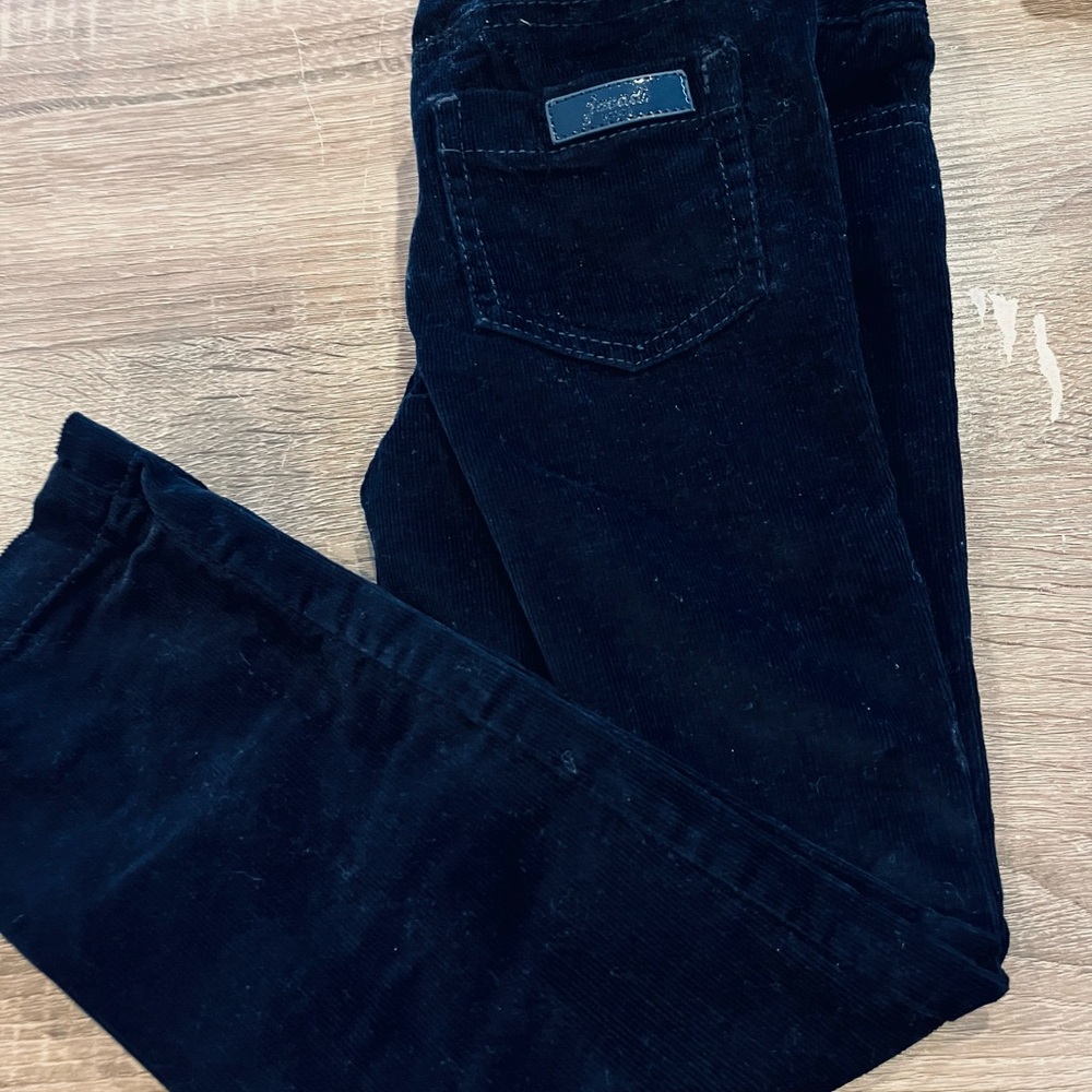 Girls size 4 Jacadi Navy Corduroy Pants